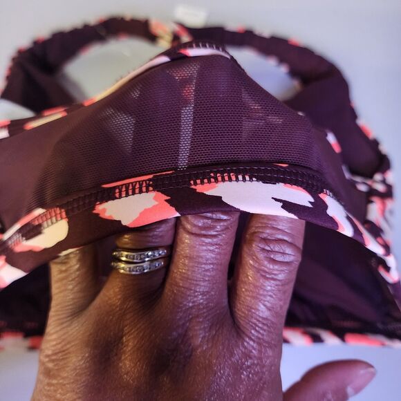 Aerie Sports Bra Womens Small Cheetah Print Goals Plunge (32C, 34A, 34B) - Picture 3 of 8